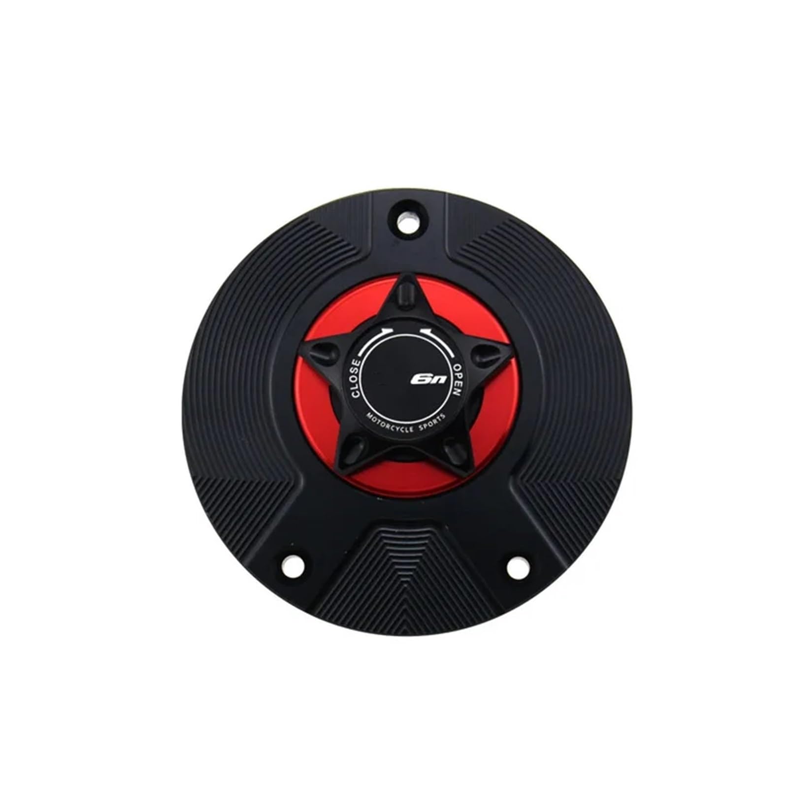 Benzin Tankdeckel Motorrad Kraftstoff Geeignet Für ER6N 2006-2016 Keyless Zubehör(Red) von AKGIPP