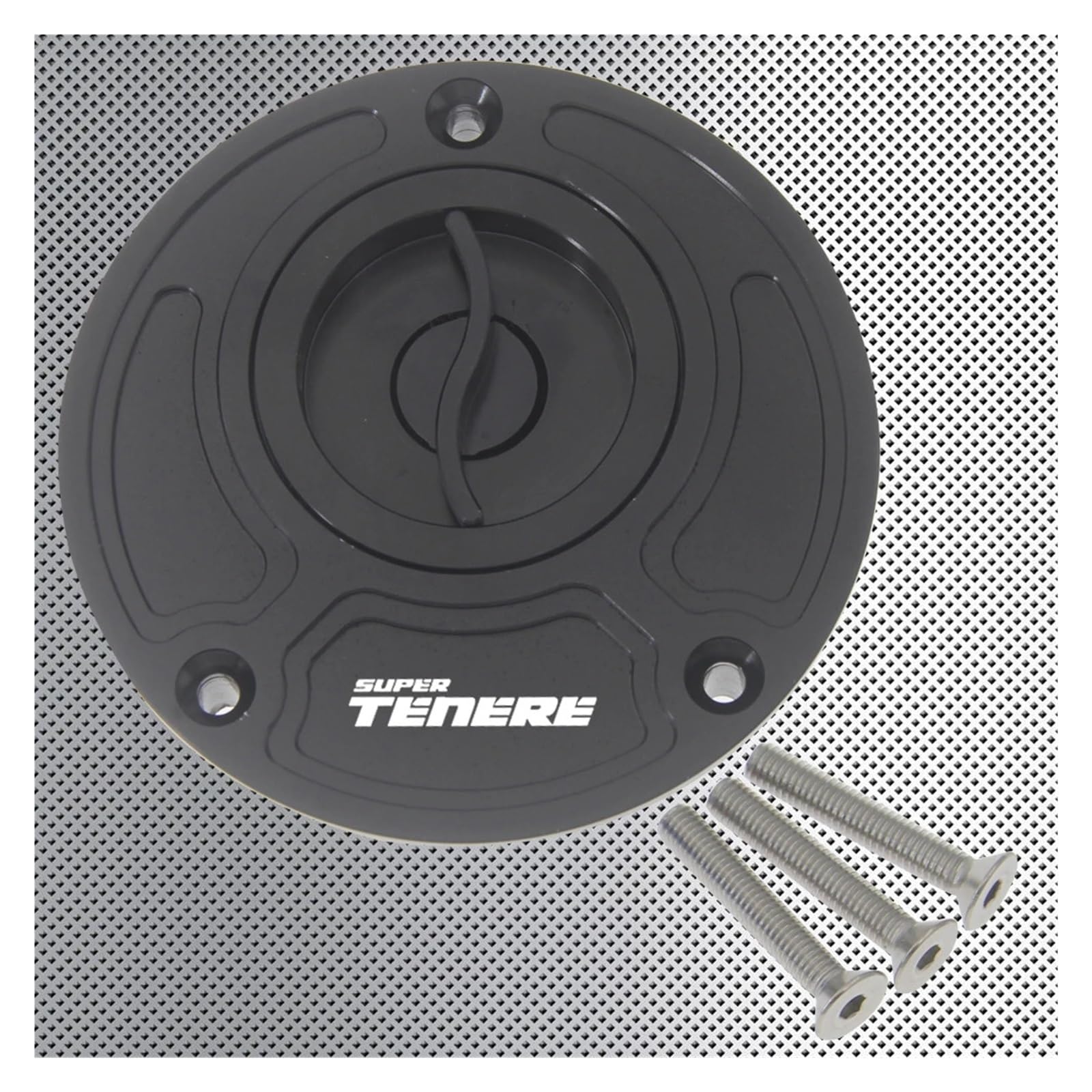 Benzin Tankdeckel Motorrad Tanken Ohne Schlüssel Geeignet Für SUPER TENERE/XT1200ZE 2012-2016(Black a) von AKGIPP