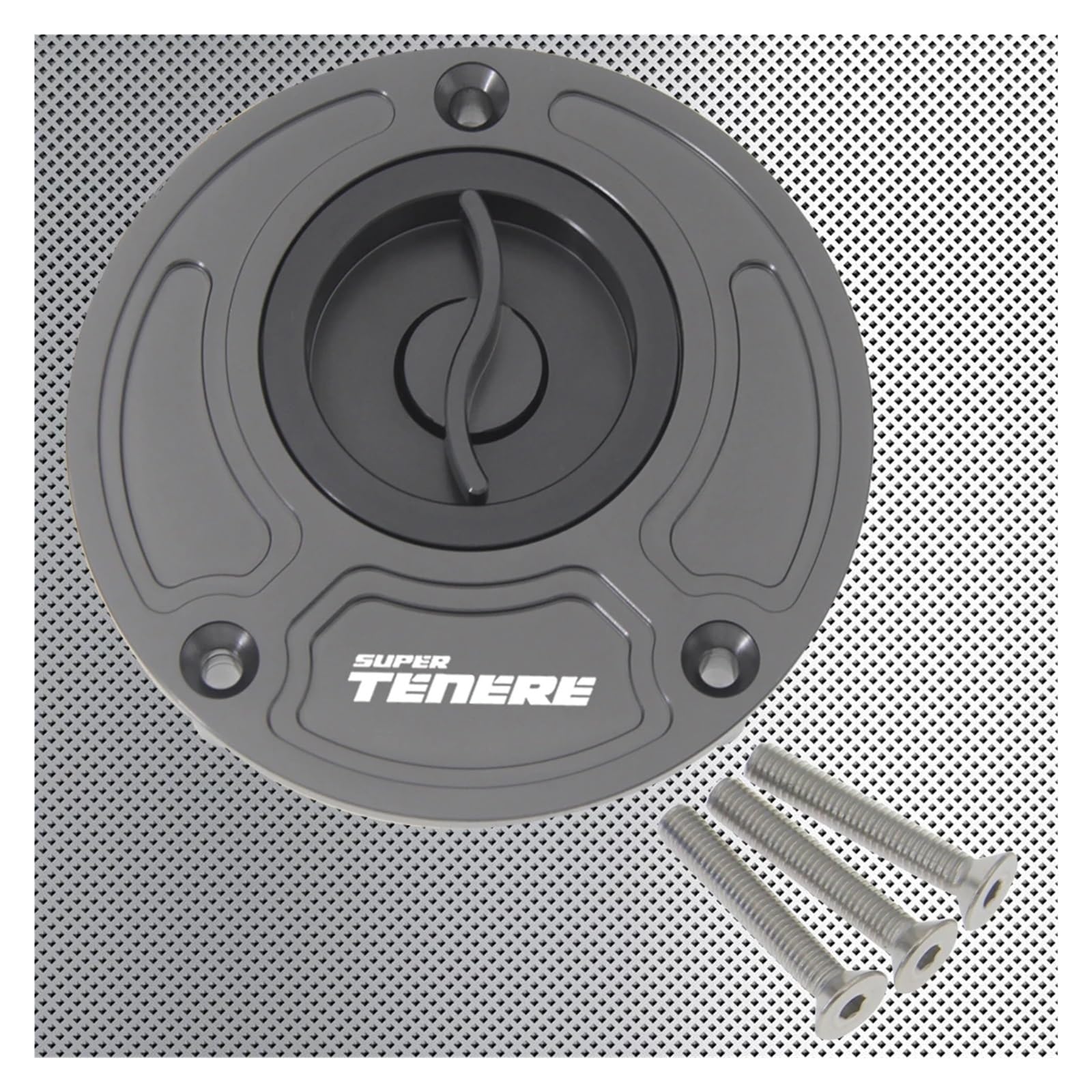 Benzin Tankdeckel Motorrad Tanken Ohne Schlüssel Geeignet Für SUPER TENERE/XT1200ZE 2012-2016(Gray a) von AKGIPP