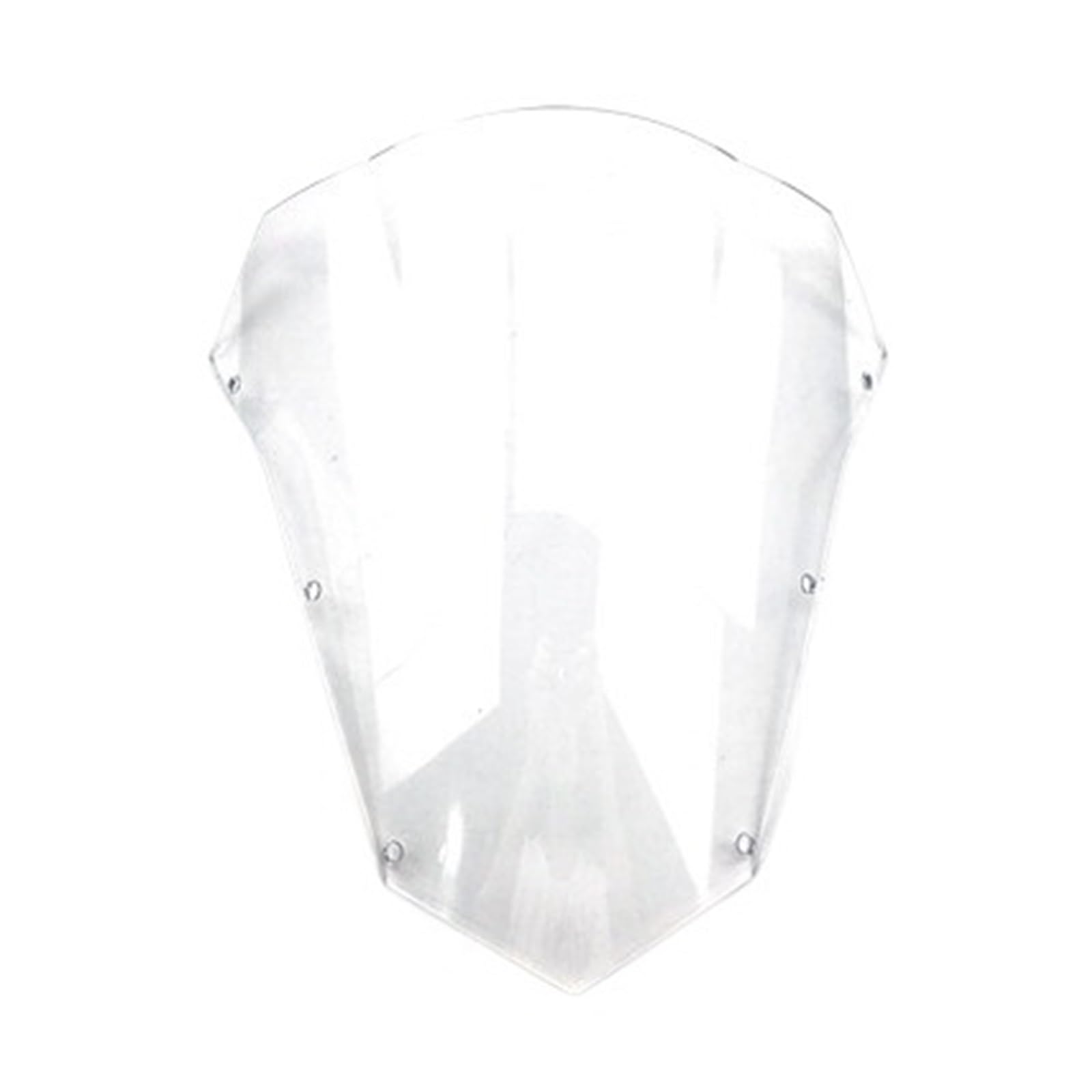 Motorrad Frontscheibe Windschutz Doppelte Blasen-Windschutzscheibe Geeignet Für FZS600 FZ6 S2 2003–2010(Clear) von AKGIPP