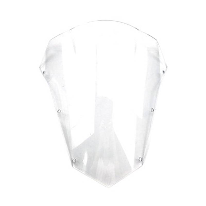 Motorrad Frontscheibe Windschutz Doppelte Blasen-Windschutzscheibe Geeignet Für FZS600 FZ6 S2 2003–2010(Clear) von AKGIPP