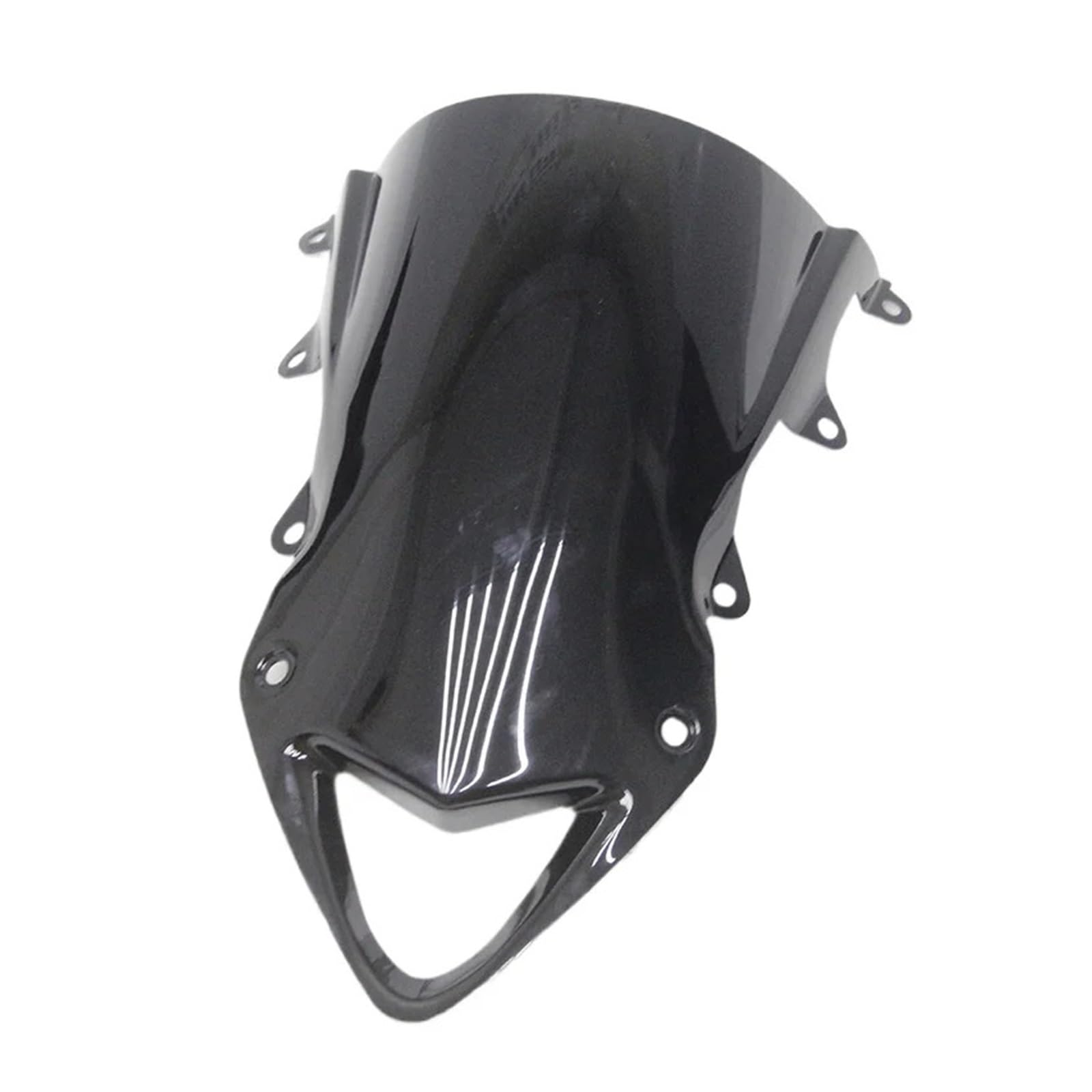 Motorrad Frontscheibe Windschutz Double Bubble Windschutzscheiben-Deflektor-Schutzschirm Geeignet Für S1000RR 2009–2014(Schwarz) von AKGIPP