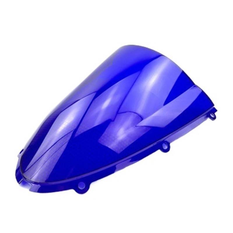 Motorrad Frontscheibe Windschutz Geeignet Für Nina 636 ZX6R 2005–2008 ZX10R 2006–2007 Windschutzscheiben-Bildschirm(Blau) von AKGIPP