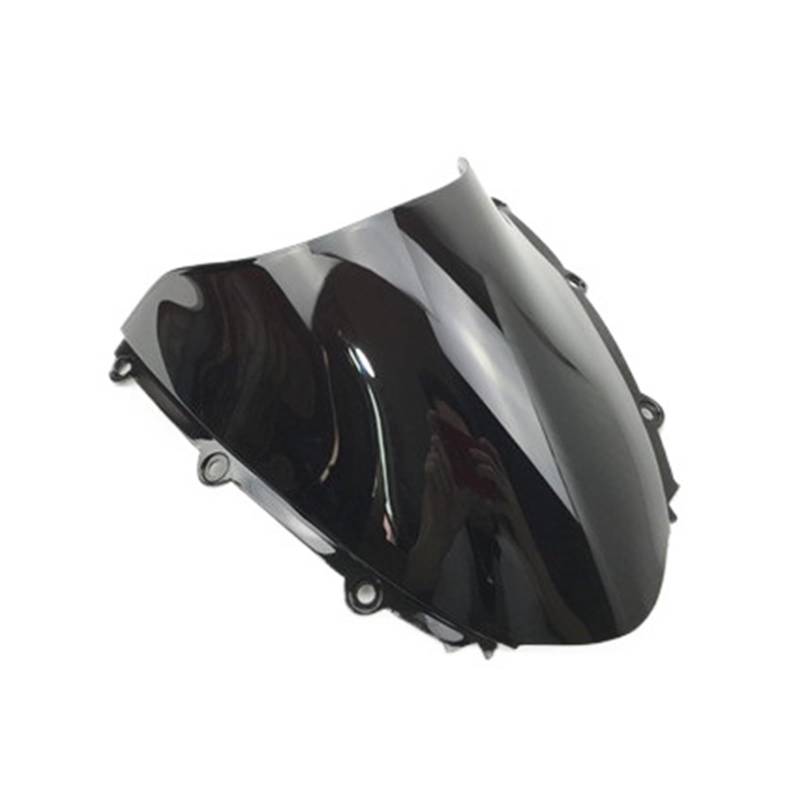 Motorrad Frontscheibe Windschutz Geeignet Für Windschutzscheiben-Bildschirm CBR 1000RR 2004–2007 Double Bubble-Teile(Schwarz) von AKGIPP