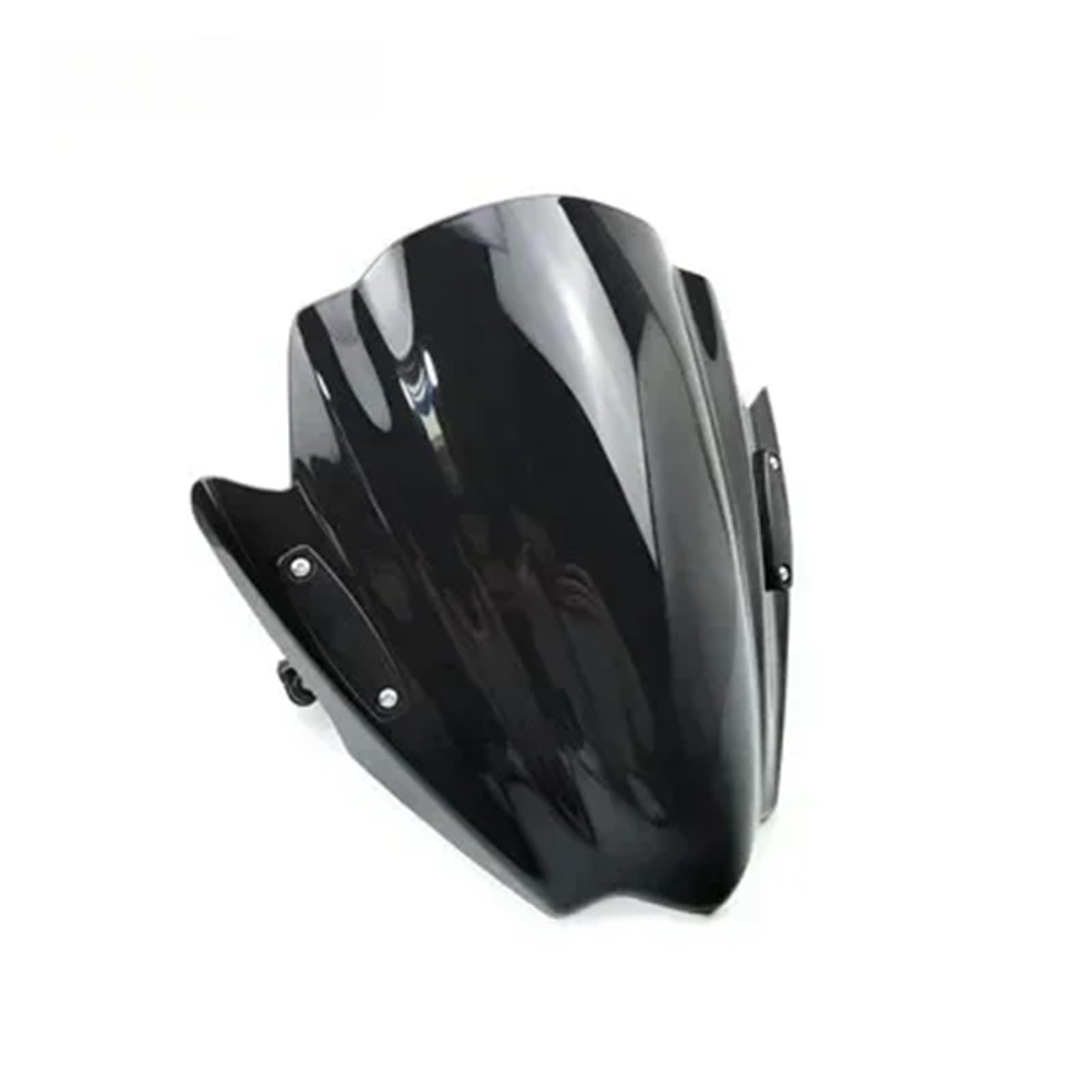 Motorrad Frontscheibe Windschutz Verstellbare Windschutzscheibenabdeckung Geeignet Für Winddichtes Schild GSR750 GSR600 GSR400(Schwarz) von AKGIPP