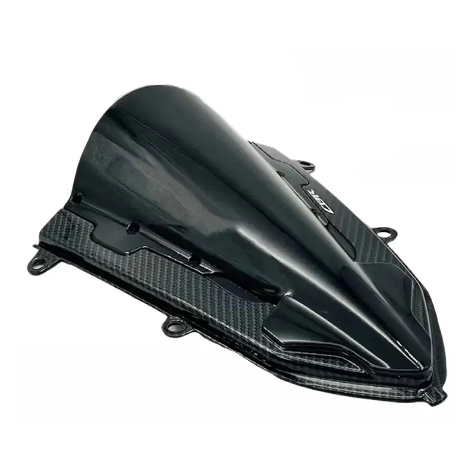 Motorrad Frontscheibe Windschutz Windschutzscheibe Geeignet Für CBR500R CBR400R 2019-2023(D Carbon Black) von AKGIPP