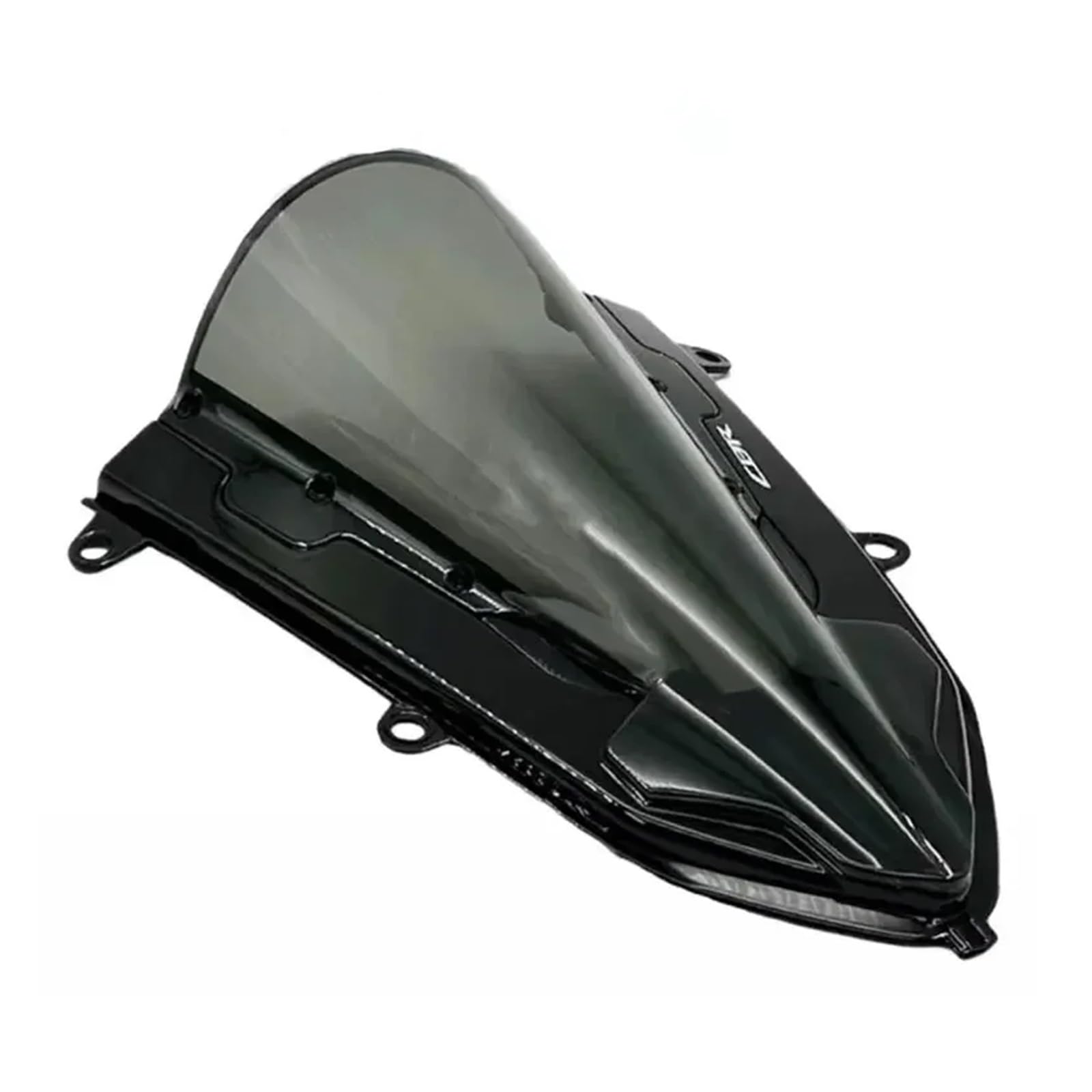 Motorrad Frontscheibe Windschutz Windschutzscheibe Geeignet Für CBR500R CBR400R 2019-2023(D Matte Black Gray) von AKGIPP