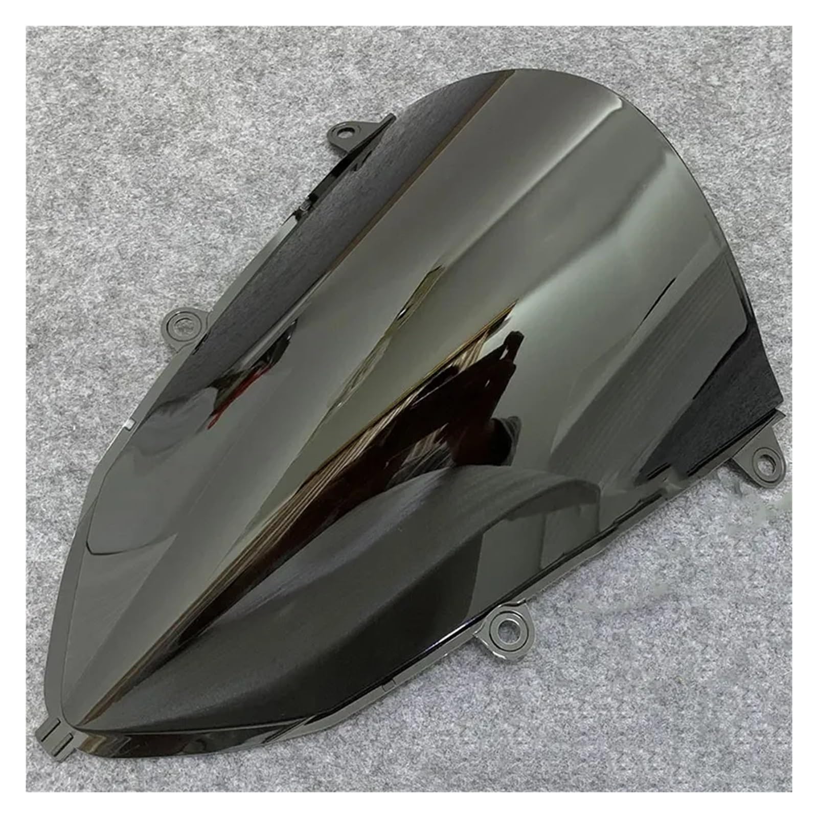 Motorrad Frontscheibe Windschutz Windschutzscheibe Geeignet Für CBR500R CBR400R 2019-2023(Schwarz) von AKGIPP