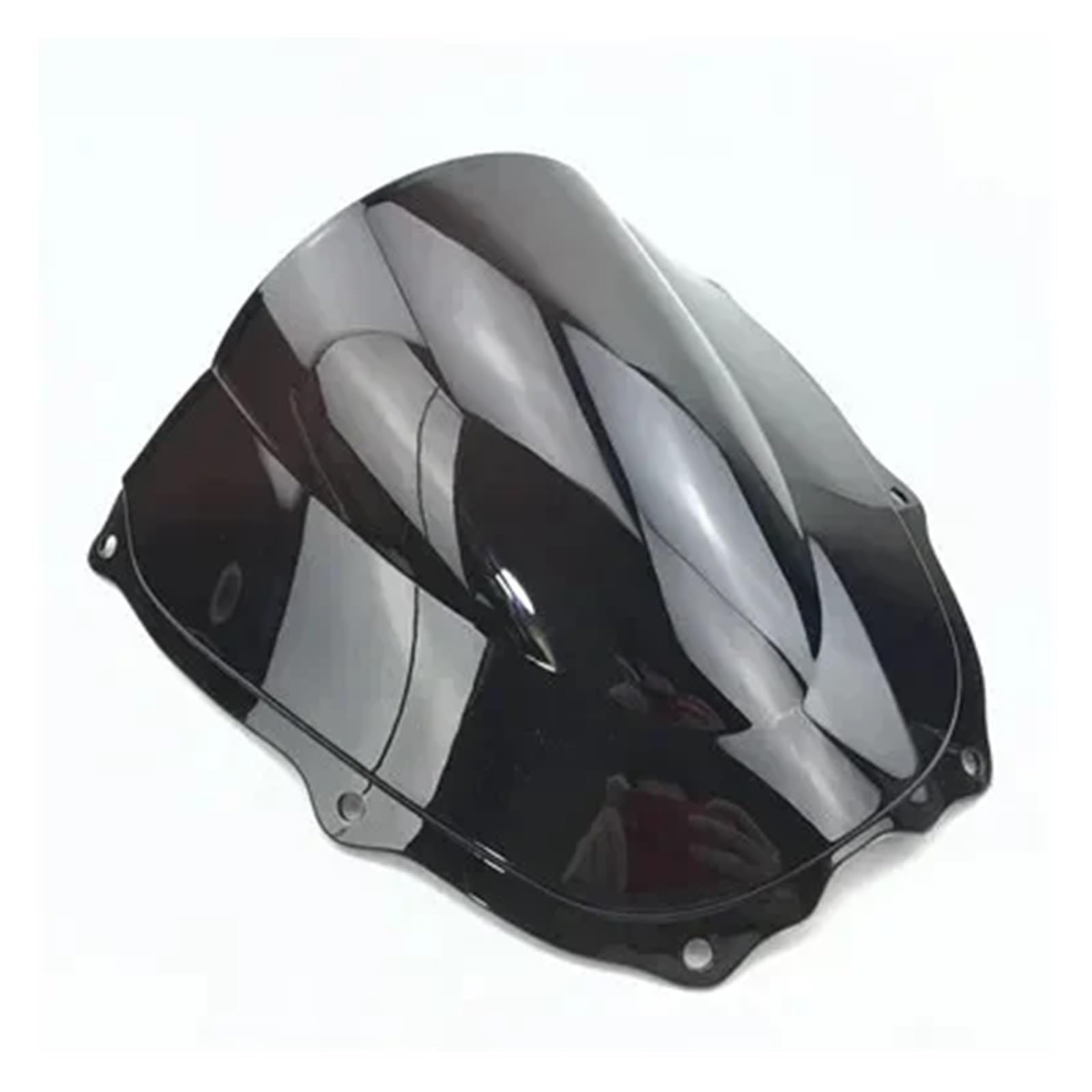 Motorrad Frontscheibe Windschutz Windschutzscheibe Passend Für RVT1000R VTR1000 SP1 SP2 RC51 2000-2006(Schwarz) von AKGIPP