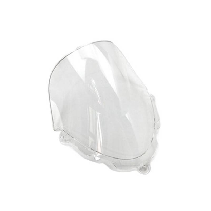 Motorrad Frontscheibe Windschutz Windschutzscheiben-Bildschirm Double Bubble Geeignet Für GSX600F 750F 1998–2008(Clear) von AKGIPP