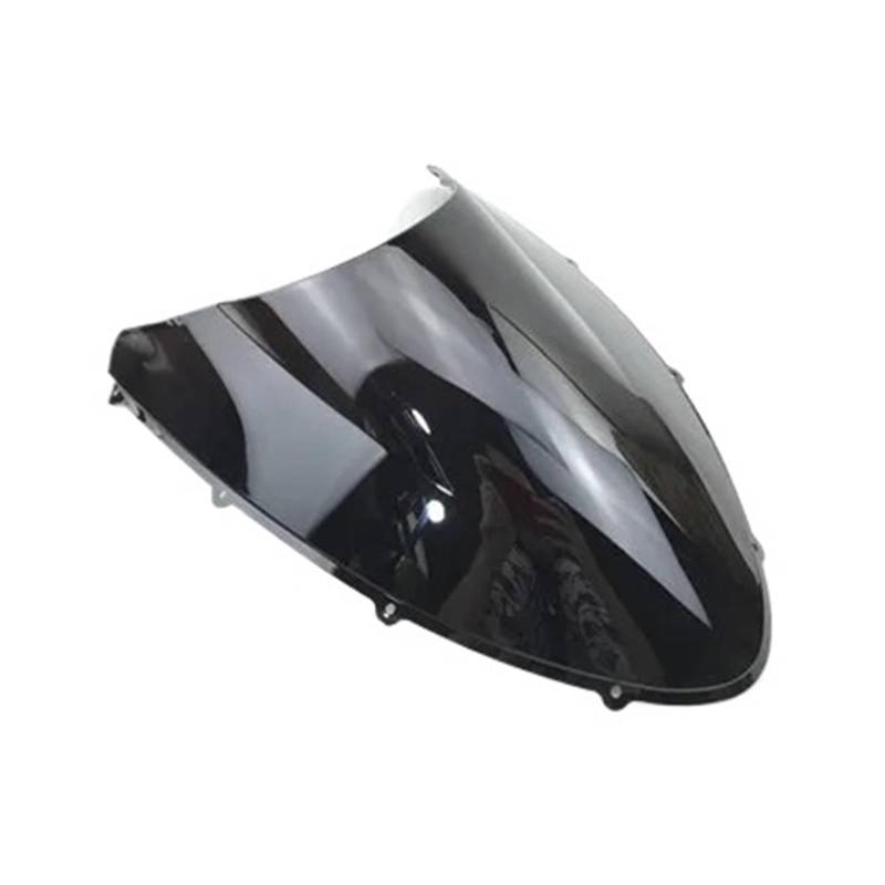 Motorrad Frontscheibe Windschutz Windschutzscheibenabweiser Doppelblasen-Windschutzscheibe Geeignet Für 848 1098 1198 1098s 1198s(Schwarz) von AKGIPP