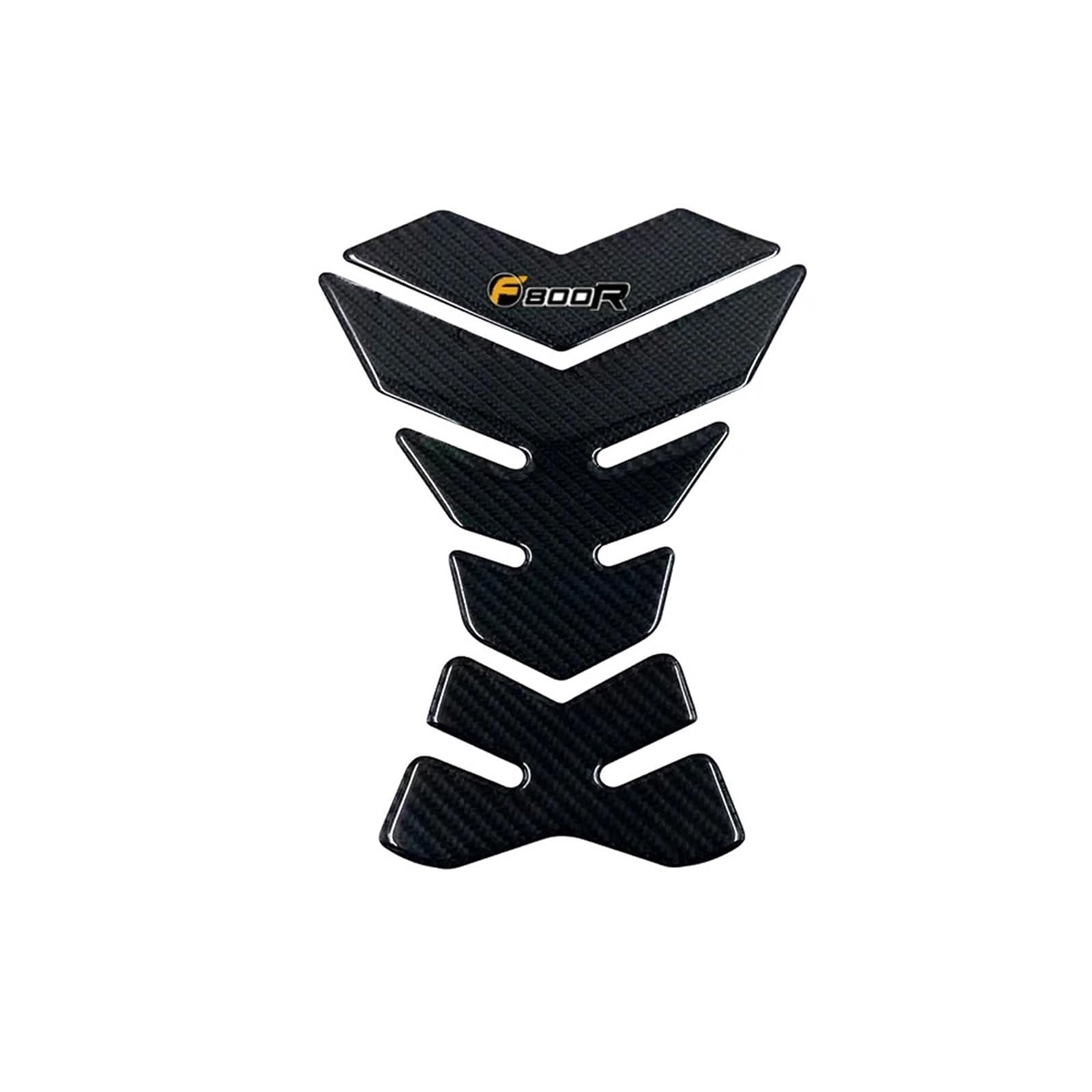 Tankaufkleber Für Motorrad Geeignet Für F800R Motorrad Kraftstoff Tank Pads Kappe Abdeckung Aufkleber Schutz(Gold Black) von AKGIPP