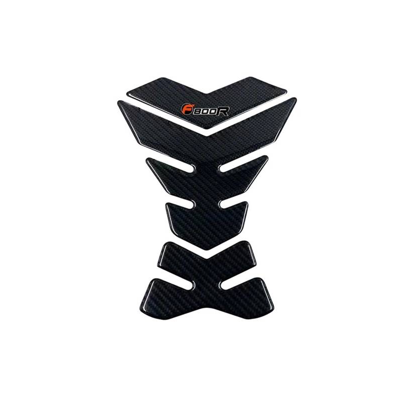 Tankaufkleber Für Motorrad Geeignet Für F800R Motorrad Kraftstoff Tank Pads Kappe Abdeckung Aufkleber Schutz(Orange Black) von AKGIPP