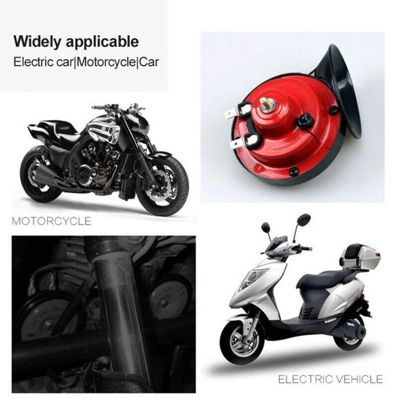 120-dB-Hupe für LKWs, Elektrische Hupe, Motorrad-Auto-Sound-Horn-Kit (Sortierte Farbe) von AKLOSIPY