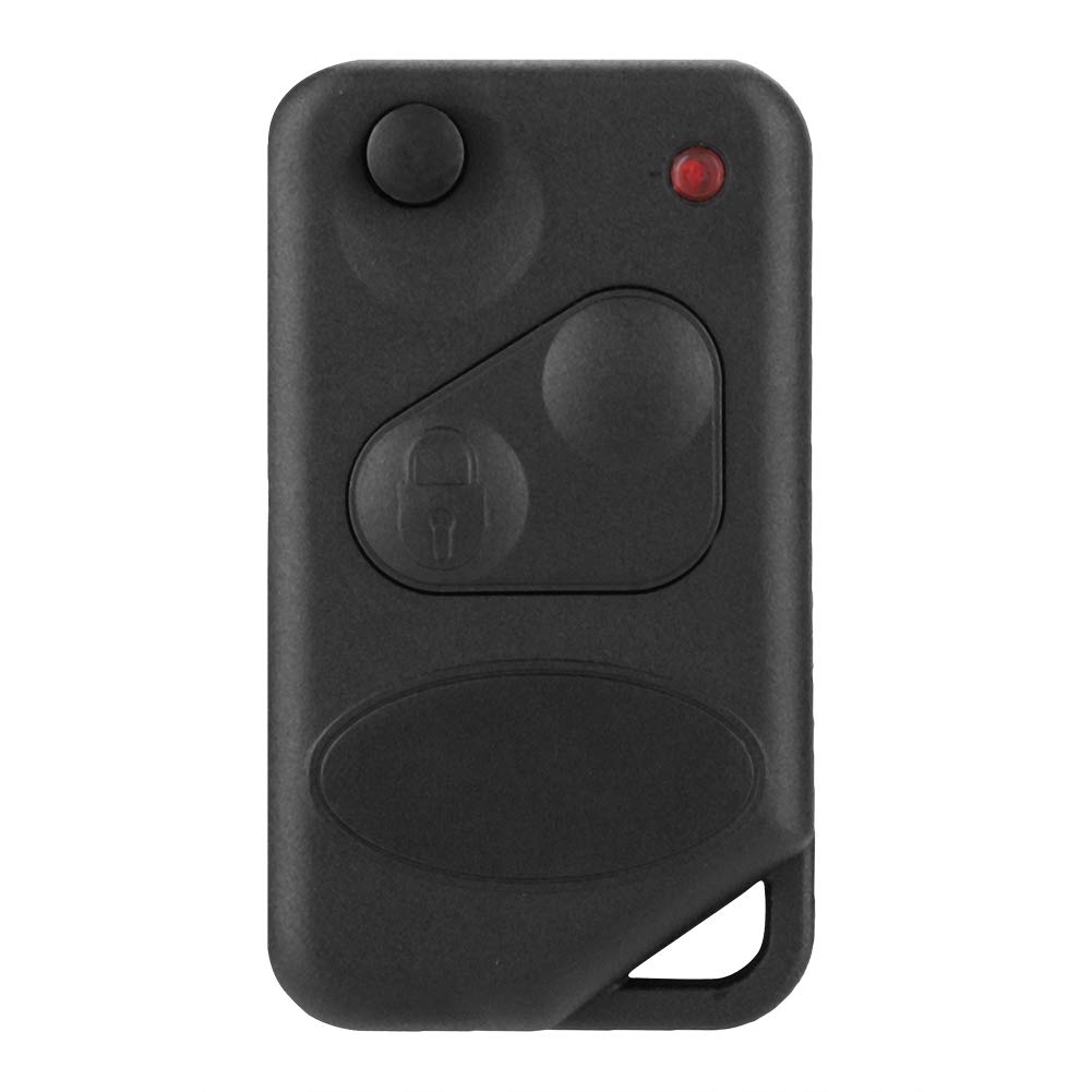 2-Tasten-Autoschlüsselgehäuse E482-Taste Auto-Fernbedienung Flip Key Fob Case Cover Shell Fit für P38 von AKLOSIPY