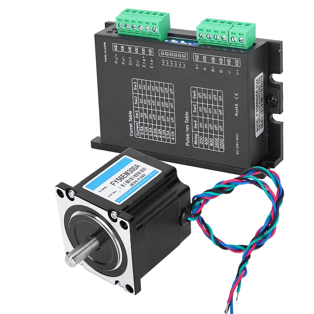 24 V/3A NEMA 23 Dual Phase Stepper Motor mit Treiber NM & .8 ° für Industrielle Automatisierungsanwendungen von AKLOSIPY