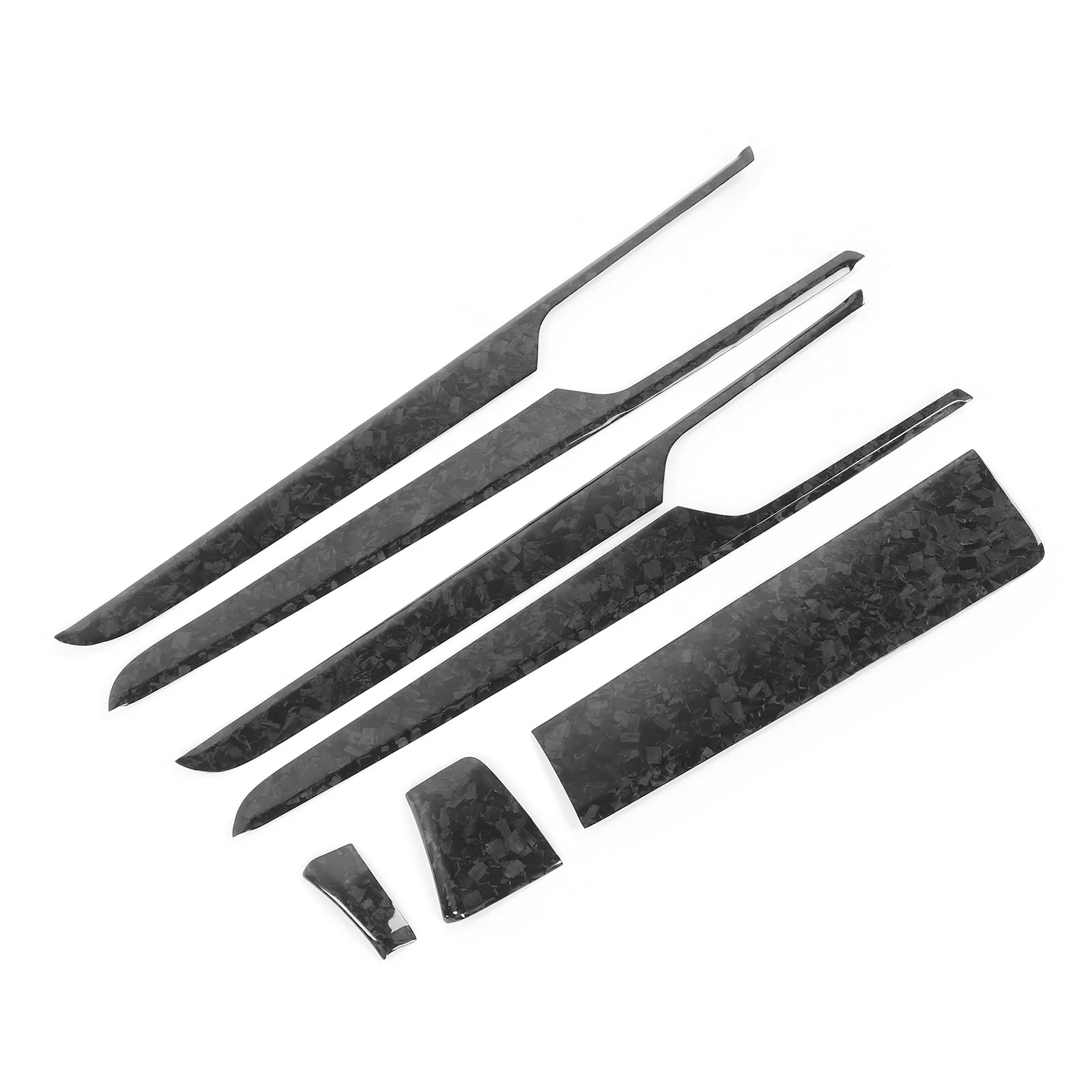 3K Forged Wobben Carbon Faser -Innenausgrade -Kit, Marble Forged Style Fit für 20182020 LHD, mit Kohlefaser -Türpanel, Dash -Dekoration von AKLOSIPY