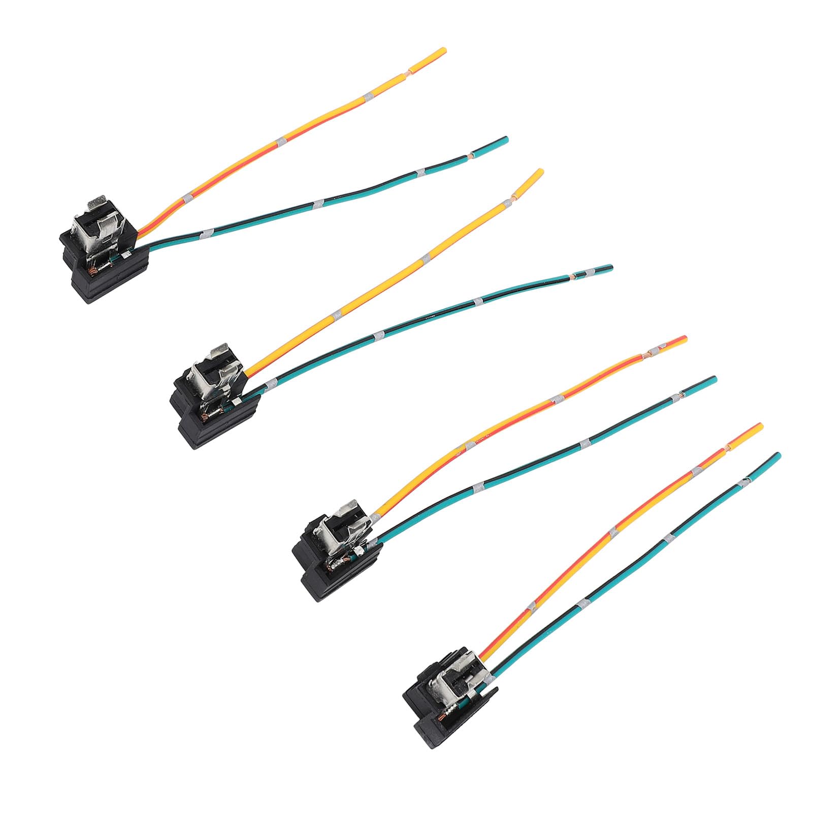 4PCS -Scheinwerferkabelbaumstecker, Weitspannungsbereich von 12 V Bis 24 V, ABS -Sockel für Sichere Verbindung, H1 -Scheinwerferverdrahtungsanschluss für Nebelscheinwerfer, von AKLOSIPY