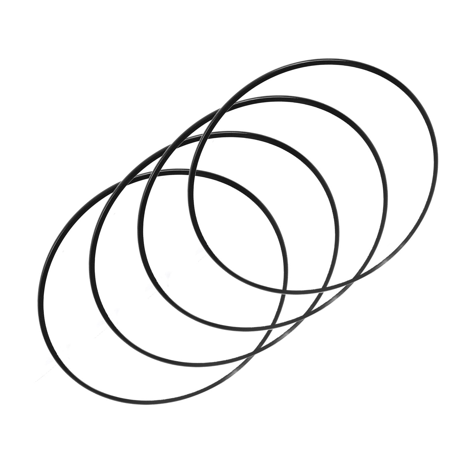 AKLOSIPY 20 -Zoll -Aluminium -Leichtmetallrad -Randschutzbeschützer, Kratzerschutz, Schwarze, Selbstklebende Trimmringe für Fahrzeuge mit Flachen Radkanten und Universellen Modellen von AKLOSIPY