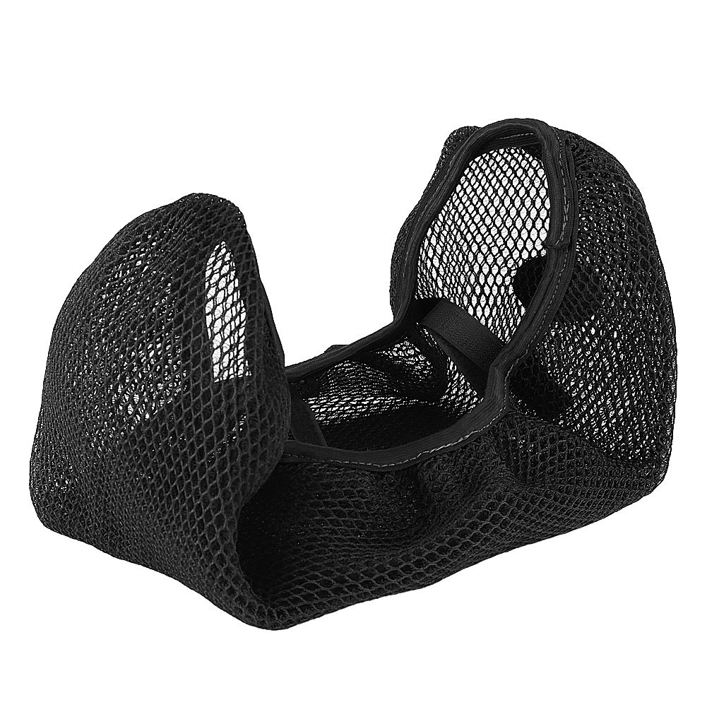 AKLOSIPY 3D Atmungsaktive Motorradbedeckung Kissen XL - I -Slip, & Schwarz (M) von AKLOSIPY