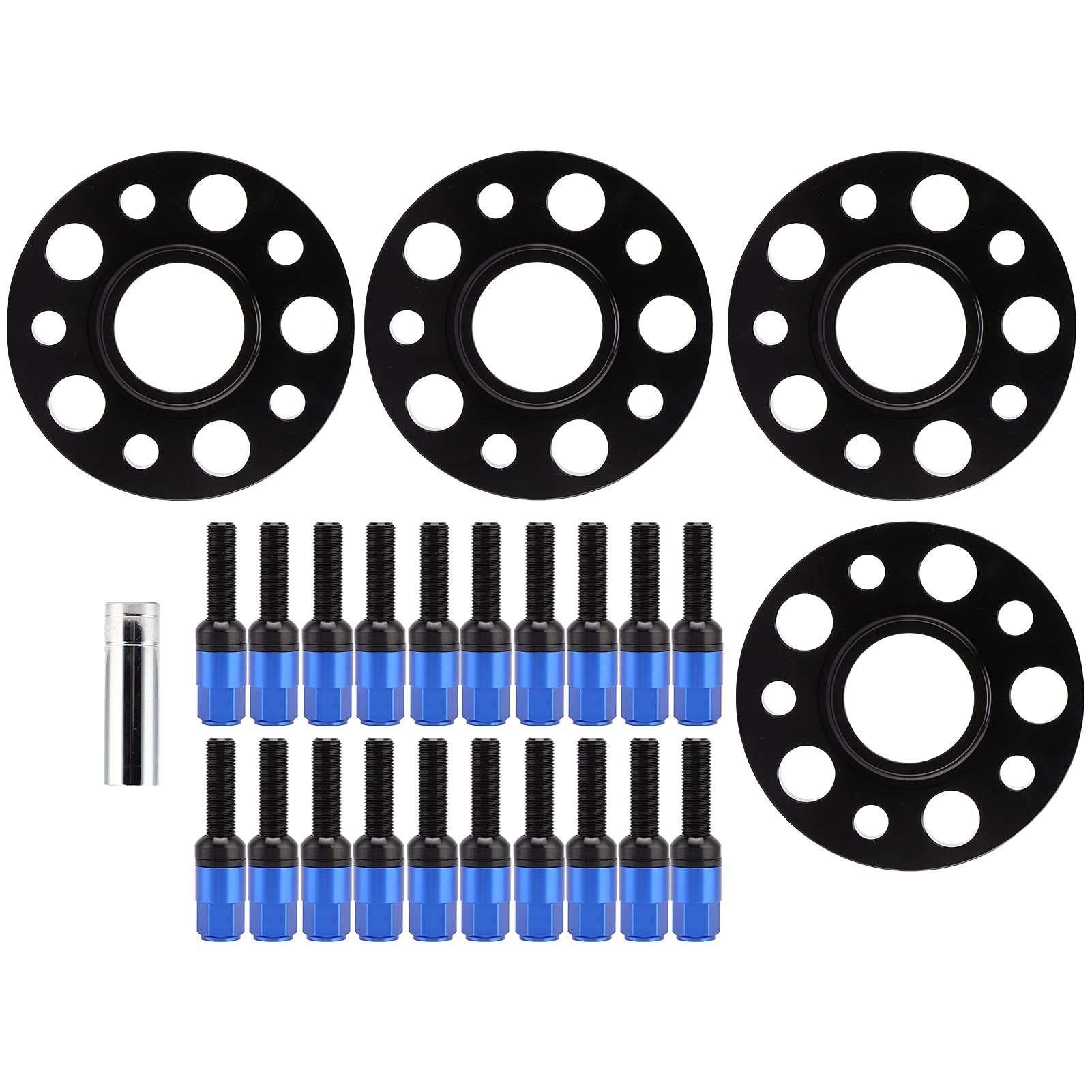 AKLOSIPY Autonabe Centric Wheel S Kit 5 Mm 20 Mm Ersatz für W203 C-Klasse C230 C240 ​​C320 C32 2002–2007 (Blue) von AKLOSIPY