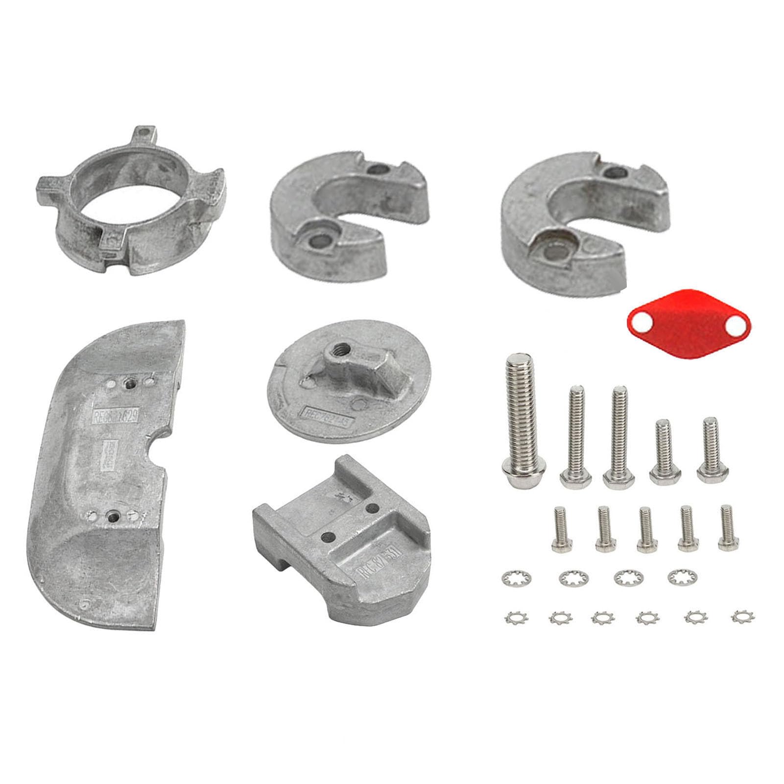 AKLOSIPY Marine-Aluminium-Anoden-Kit 888756Q01 für Z-Antriebe der 1. Generation. Hochfestes, Rostfreies Anoden-Kit für Effiziente Ionen von AKLOSIPY