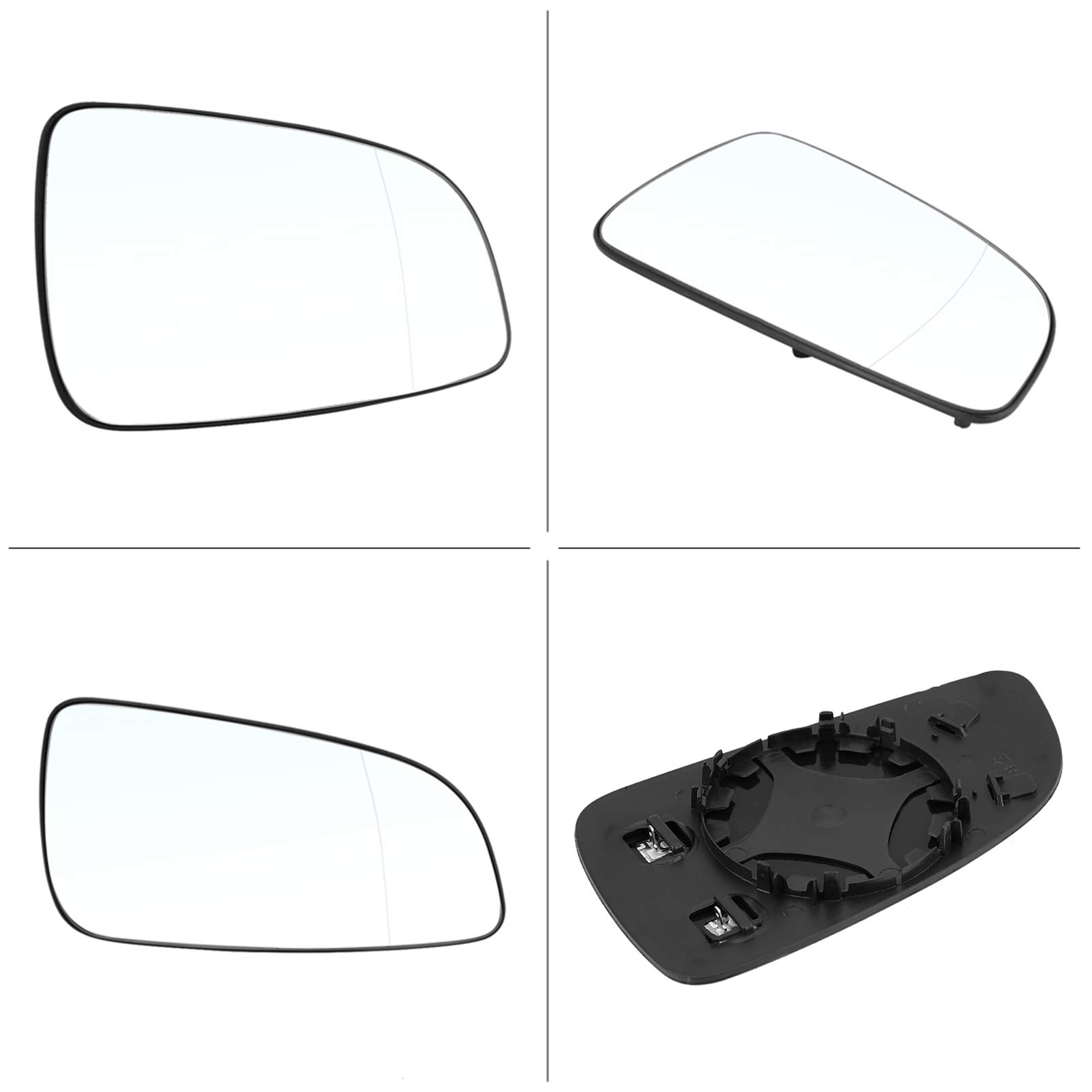 Auto-Außenspiegelglas für die Rechte Seite, für Astra 2004–2008, Ersatz-Spiegelglas 6428785, für Astra-Außenspiegel, Auto-Spiegelglas-Ersatz von AKLOSIPY