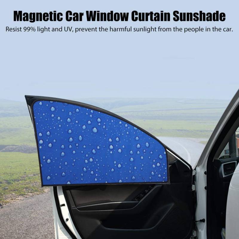 Auto-Win-E-Sonnenschutz-Vorhang für Rechts/L, Magnetisch, S-Sonnenschutz, Einlagig, Auto-Win-E-Sonnenschutz-Vorhang, S de (Fahrer und Beifahrer (2 Stück)) von AKLOSIPY