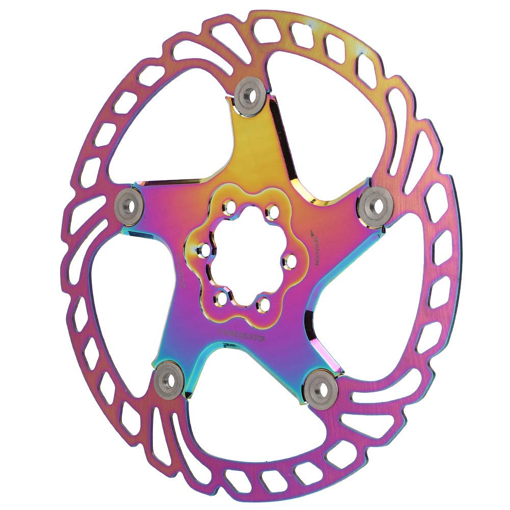 Buntes 60 -mm -Fahrradscheibenbremsrotors Fleckenstahl -Radsportzubehör für Bergkleider (203 mm) von AKLOSIPY