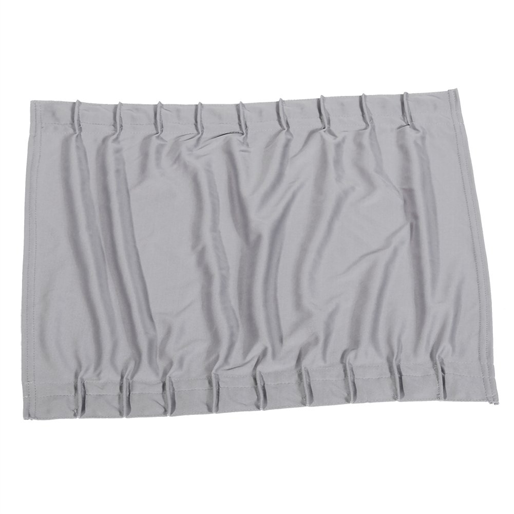 Car e Win Vorhang, Wind-Sonnenschutz, Volant, Beige, Faltbarer Sonnenschutz für Autofenster, 2 Stück (Grey) von AKLOSIPY