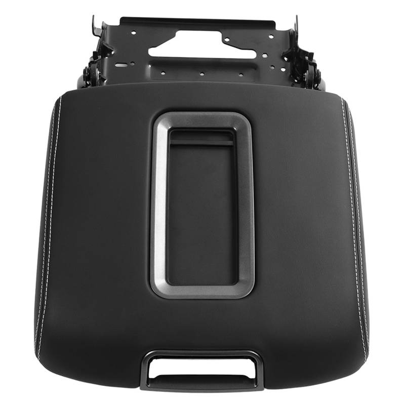 Center Console Cover Deckelkit, Armlehnen wasserdichte Abdeckung für Silverado 1500 2500 3500 20142018, Bestehend aus Mikrofaserleder, Schutz der Konsolenoberfläche, Einfach zu von AKLOSIPY