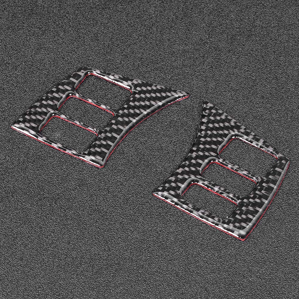 Kohlefaser-Lenkrad-Panel-T-Abdeckung für 350z 2006–2009. Einfach anzubringen. Verleiht Ihrem Lenkrad eine Stilvolle Dekoration und Verbessert den Innenraum-Look (B) von AKLOSIPY