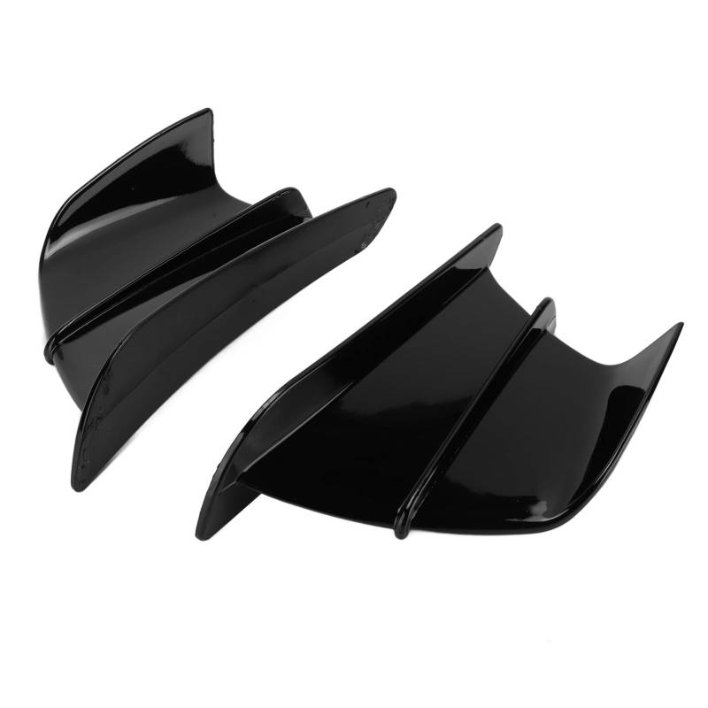 Universelle Aerodynamische Winglets für Motorräder, SPO-Wing für Motorräder – Verbessern die Windstärke und das Stilvolle Design (glänzend schwarz) von AKLOSIPY