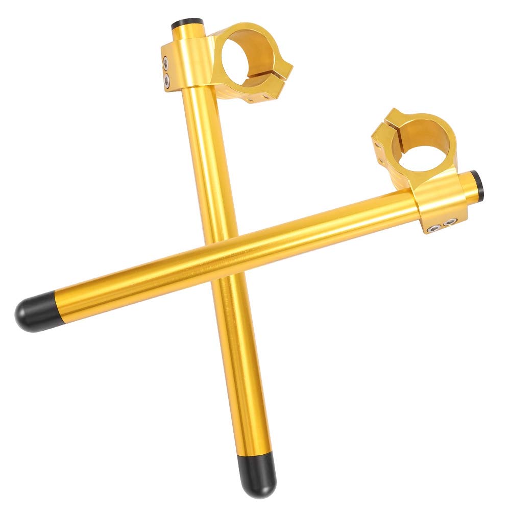 Universeller CNC-Motorradlenker 38 Mm – Separater Motorradlenker für Motorradmodifikationen (GOLD) von AKLOSIPY