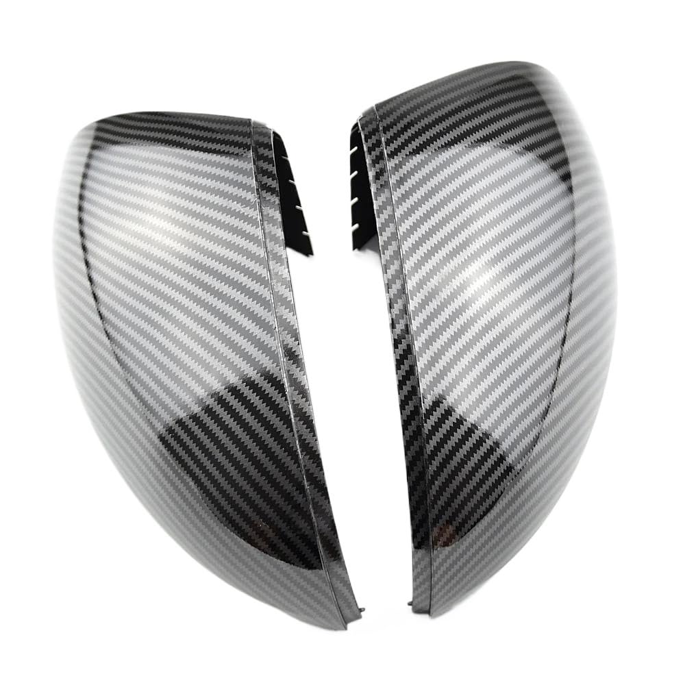 Auto Rückspiegel Kappe Auto Seite Rückspiegel Abdeckung Für Für Tiguan 2008 2009 2010 2011 2012 2013 2014 2015 Flügel Spiegel Shell Cap Gehäuse(Carbon Fiber Look) von AKOUFALL