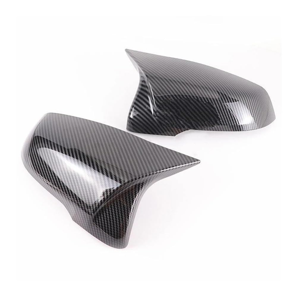 Auto Rückspiegel Kappe Autoteile Styling Z4 G29 Für F44 Für Aktive F40 X1 F48 F49 F39 X2 2er F45 F46 Autoseitentür Rückspiegel Seitenspiegel Abdeckkappe(Carbon Pattern-2pcs) von AKOUFALL