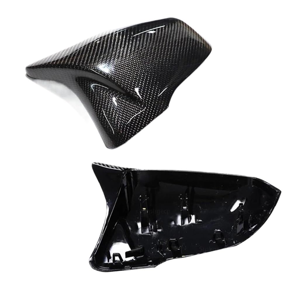 Auto Rückspiegel Kappe Carbon Fiber Spiegel Kappe Replacementen M Look Spiegel Abdeckung Für X1 X2 Z4 1 Serie F48 F49 F39 F52 F40 G29 Für Für Supra(Real Carbon Fiber) von AKOUFALL