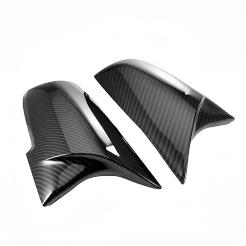 Auto Rückspiegel Kappe Ersatz-Carbonfaser-Spiegelabdeckung Für 1 2 3 4 Serie F20 F30 F31 F32 F36 2012 – UP 320i 328i 330d 335i M3 M4(Forged Carbon Look) von AKOUFALL