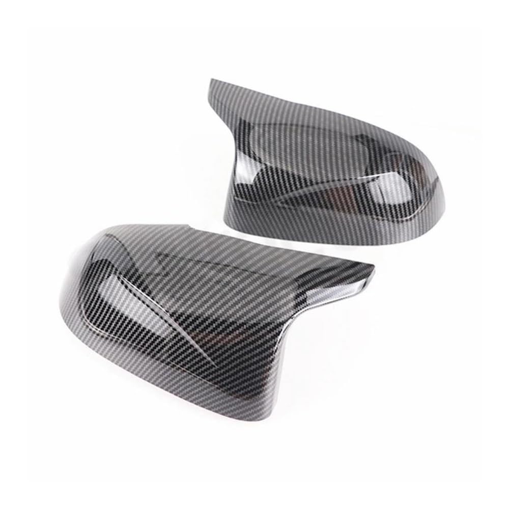 Auto Rückspiegel Kappe Für F25 X3 F26 X4 F15 X5 F16 X6 2014 2015-2018 Auto Auto Rückansicht Seitenspiegel Abdeckung Trim Helle Schwarz Carbon Fiber Stil(1 set Carbon pattern) von AKOUFALL