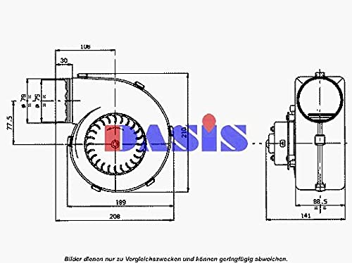 AKS DASIS 741887N Heizung von AKS DASIS