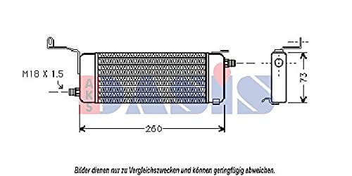 AKS Dasis 156300N Ölkühler, Motoröl von AKS DASIS