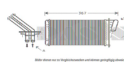 Aks Dasis Heizungskühler Wärmetauscher 212x157x42 [Hersteller-Nr. 189190N] für Renault von AKS DASIS