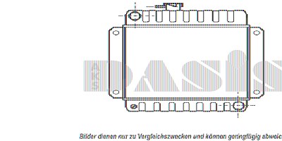 Aks Dasis Kühler, Motorkühlung [Hersteller-Nr. 050010N] für BMW von AKS DASIS