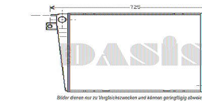 Aks Dasis Kühler, Motorkühlung [Hersteller-Nr. 050880N] für BMW von AKS DASIS