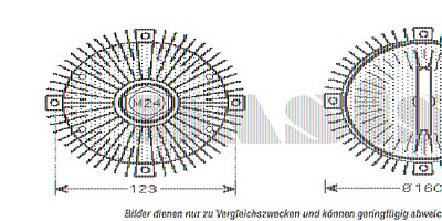 Aks Dasis Kupplung für Kühlerlüfter [Hersteller-Nr. 058010N] für BMW von AKS DASIS