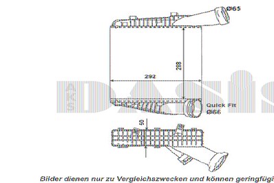 Aks Dasis Ladeluftkühler [Hersteller-Nr. 047022N] für Audi, VW von AKS DASIS