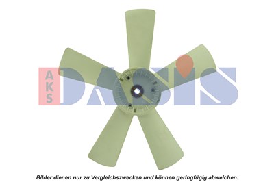 Aks Dasis Lüfterrad, Motorkühlung [Hersteller-Nr. 128031N] für Mercedes-Benz von AKS DASIS