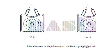 Aks Dasis Ölkühler, Motoröl [Hersteller-Nr. 046110N] für Audi, Ford, Seat, Skoda, VW von AKS DASIS