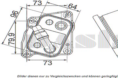 Aks Dasis Ölkühler, Motoröl [Hersteller-Nr. 056033N] für BMW von AKS DASIS