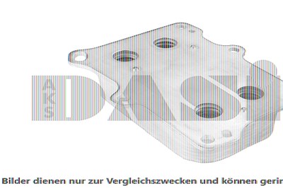 Aks Dasis Ölkühler, Motoröl [Hersteller-Nr. 156017N] für Abarth, Alfa Romeo, Fiat, Jeep, Lancia von AKS DASIS